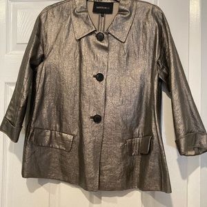 Women jackett in bronze color 3/4 sleeves